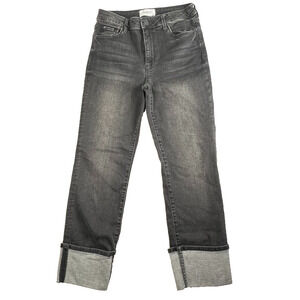 Evereve Jeans Women's Size 28 Blue Ever Straight Cuff Jeans In Multiplicity